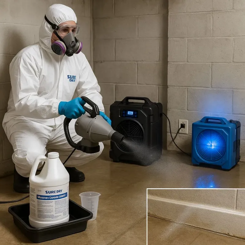 Sanitization and Odor Removal process in La Mirada, CA