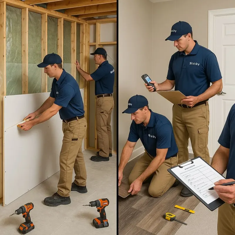 Repairs and Reconstruction process in La Mirada, CA